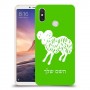 טלה כיסוי מגן קשיח בעיצוב אישי עם השם שלך ל Xiaomi Mi Max 3 יחידה אחת סקרין מובייל