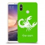 עקרב כיסוי מגן קשיח בעיצוב אישי עם השם שלך ל Xiaomi Mi Max 3 יחידה אחת סקרין מובייל