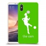 כדורגל - אישה כיסוי מגן קשיח בעיצוב אישי עם השם שלך ל Xiaomi Mi Max 3 יחידה אחת סקרין מובייל