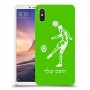 שחקן כדורגל כיסוי מגן קשיח בעיצוב אישי עם השם שלך ל Xiaomi Mi Max 3 יחידה אחת סקרין מובייל