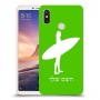 גלישה כיסוי מגן קשיח בעיצוב אישי עם השם שלך ל Xiaomi Mi Max 3 יחידה אחת סקרין מובייל