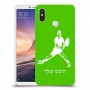 שחקן טניס כיסוי מגן קשיח בעיצוב אישי עם השם שלך ל Xiaomi Mi Max 3 יחידה אחת סקרין מובייל