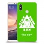 טריאתלון כיסוי מגן קשיח בעיצוב אישי עם השם שלך ל Xiaomi Mi Max 3 יחידה אחת סקרין מובייל