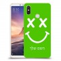 סמיילי כיסוי מגן קשיח בעיצוב אישי עם השם שלך ל Xiaomi Mi Max 3 יחידה אחת סקרין מובייל