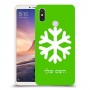 שלג כיסוי מגן קשיח בעיצוב אישי עם השם שלך ל Xiaomi Mi Max 3 יחידה אחת סקרין מובייל
