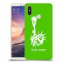 פסל החירות כיסוי מגן קשיח בעיצוב אישי עם השם שלך ל Xiaomi Mi Max 3 יחידה אחת סקרין מובייל