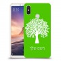 עץ כיסוי מגן קשיח בעיצוב אישי עם השם שלך ל Xiaomi Mi Max 3 יחידה אחת סקרין מובייל