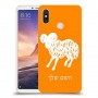 טלה כיסוי מגן קשיח בעיצוב אישי עם השם שלך ל Xiaomi Mi Max 3 יחידה אחת סקרין מובייל