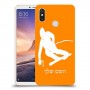 סקִי כיסוי מגן קשיח בעיצוב אישי עם השם שלך ל Xiaomi Mi Max 3 יחידה אחת סקרין מובייל