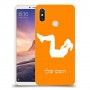אימון ספורט - אישה כיסוי מגן קשיח בעיצוב אישי עם השם שלך ל Xiaomi Mi Max 3 יחידה אחת סקרין מובייל