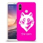 זאב כיסוי מגן קשיח בעיצוב אישי עם השם שלך ל Xiaomi Mi Max 3 יחידה אחת סקרין מובייל