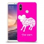 טלה כיסוי מגן קשיח בעיצוב אישי עם השם שלך ל Xiaomi Mi Max 3 יחידה אחת סקרין מובייל