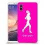 ג'וגלין - אישה כיסוי מגן קשיח בעיצוב אישי עם השם שלך ל Xiaomi Mi Max 3 יחידה אחת סקרין מובייל