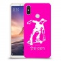 ילד סקייטבורד כיסוי מגן קשיח בעיצוב אישי עם השם שלך ל Xiaomi Mi Max 3 יחידה אחת סקרין מובייל