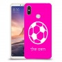 כדורגל - כדור כיסוי מגן קשיח בעיצוב אישי עם השם שלך ל Xiaomi Mi Max 3 יחידה אחת סקרין מובייל