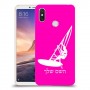גלישת מפרש כיסוי מגן קשיח בעיצוב אישי עם השם שלך ל Xiaomi Mi Max 3 יחידה אחת סקרין מובייל