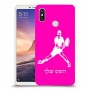 שחקן טניס כיסוי מגן קשיח בעיצוב אישי עם השם שלך ל Xiaomi Mi Max 3 יחידה אחת סקרין מובייל
