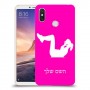 אימון ספורט - אישה כיסוי מגן קשיח בעיצוב אישי עם השם שלך ל Xiaomi Mi Max 3 יחידה אחת סקרין מובייל