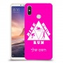 טריאתלון כיסוי מגן קשיח בעיצוב אישי עם השם שלך ל Xiaomi Mi Max 3 יחידה אחת סקרין מובייל