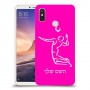 שחקן כדורעף כיסוי מגן קשיח בעיצוב אישי עם השם שלך ל Xiaomi Mi Max 3 יחידה אחת סקרין מובייל