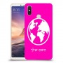 עולם כיסוי מגן קשיח בעיצוב אישי עם השם שלך ל Xiaomi Mi Max 3 יחידה אחת סקרין מובייל