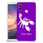 עקרב כיסוי מגן קשיח בעיצוב אישי עם השם שלך ל Xiaomi Mi Max 3 יחידה אחת סקרין מובייל