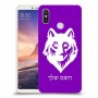 זאב כיסוי מגן קשיח בעיצוב אישי עם השם שלך ל Xiaomi Mi Max 3 יחידה אחת סקרין מובייל