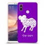 טלה כיסוי מגן קשיח בעיצוב אישי עם השם שלך ל Xiaomi Mi Max 3 יחידה אחת סקרין מובייל