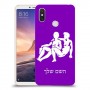 תאומים כיסוי מגן קשיח בעיצוב אישי עם השם שלך ל Xiaomi Mi Max 3 יחידה אחת סקרין מובייל