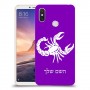 עקרב כיסוי מגן קשיח בעיצוב אישי עם השם שלך ל Xiaomi Mi Max 3 יחידה אחת סקרין מובייל