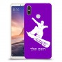סנובורד כיסוי מגן קשיח בעיצוב אישי עם השם שלך ל Xiaomi Mi Max 3 יחידה אחת סקרין מובייל