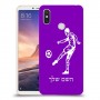 שחקן כדורגל כיסוי מגן קשיח בעיצוב אישי עם השם שלך ל Xiaomi Mi Max 3 יחידה אחת סקרין מובייל