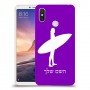 גלישה כיסוי מגן קשיח בעיצוב אישי עם השם שלך ל Xiaomi Mi Max 3 יחידה אחת סקרין מובייל