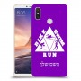 טריאתלון כיסוי מגן קשיח בעיצוב אישי עם השם שלך ל Xiaomi Mi Max 3 יחידה אחת סקרין מובייל