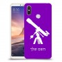 טלסקופ כיסוי מגן קשיח בעיצוב אישי עם השם שלך ל Xiaomi Mi Max 3 יחידה אחת סקרין מובייל