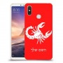 עקרב כיסוי מגן קשיח בעיצוב אישי עם השם שלך ל Xiaomi Mi Max 3 יחידה אחת סקרין מובייל