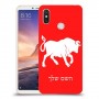 שור כיסוי מגן קשיח בעיצוב אישי עם השם שלך ל Xiaomi Mi Max 3 יחידה אחת סקרין מובייל