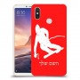 סקִי כיסוי מגן קשיח בעיצוב אישי עם השם שלך ל Xiaomi Mi Max 3 יחידה אחת סקרין מובייל
