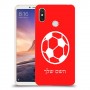 כדורגל - כדור כיסוי מגן קשיח בעיצוב אישי עם השם שלך ל Xiaomi Mi Max 3 יחידה אחת סקרין מובייל