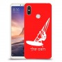 גלישת מפרש כיסוי מגן קשיח בעיצוב אישי עם השם שלך ל Xiaomi Mi Max 3 יחידה אחת סקרין מובייל