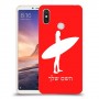 גלישה כיסוי מגן קשיח בעיצוב אישי עם השם שלך ל Xiaomi Mi Max 3 יחידה אחת סקרין מובייל