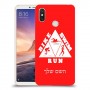 טריאתלון כיסוי מגן קשיח בעיצוב אישי עם השם שלך ל Xiaomi Mi Max 3 יחידה אחת סקרין מובייל