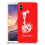 פסל החירות כיסוי מגן קשיח בעיצוב אישי עם השם שלך ל Xiaomi Mi Max 3 יחידה אחת סקרין מובייל