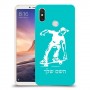 ילד סקייטבורד כיסוי מגן קשיח בעיצוב אישי עם השם שלך ל Xiaomi Mi Max 3 יחידה אחת סקרין מובייל