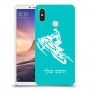 אופנוע שלג כיסוי מגן קשיח בעיצוב אישי עם השם שלך ל Xiaomi Mi Max 3 יחידה אחת סקרין מובייל