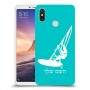 גלישת מפרש כיסוי מגן קשיח בעיצוב אישי עם השם שלך ל Xiaomi Mi Max 3 יחידה אחת סקרין מובייל