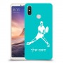 שחקן טניס כיסוי מגן קשיח בעיצוב אישי עם השם שלך ל Xiaomi Mi Max 3 יחידה אחת סקרין מובייל
