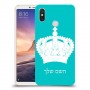 כתר מלכותי כיסוי מגן קשיח בעיצוב אישי עם השם שלך ל Xiaomi Mi Max 3 יחידה אחת סקרין מובייל