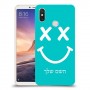 סמיילי כיסוי מגן קשיח בעיצוב אישי עם השם שלך ל Xiaomi Mi Max 3 יחידה אחת סקרין מובייל
