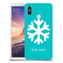 שלג כיסוי מגן קשיח בעיצוב אישי עם השם שלך ל Xiaomi Mi Max 3 יחידה אחת סקרין מובייל